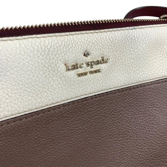 KATE SPADE New York Triple Gusset Crossbody Bag Colorblock Leather - Picture 4 of 16